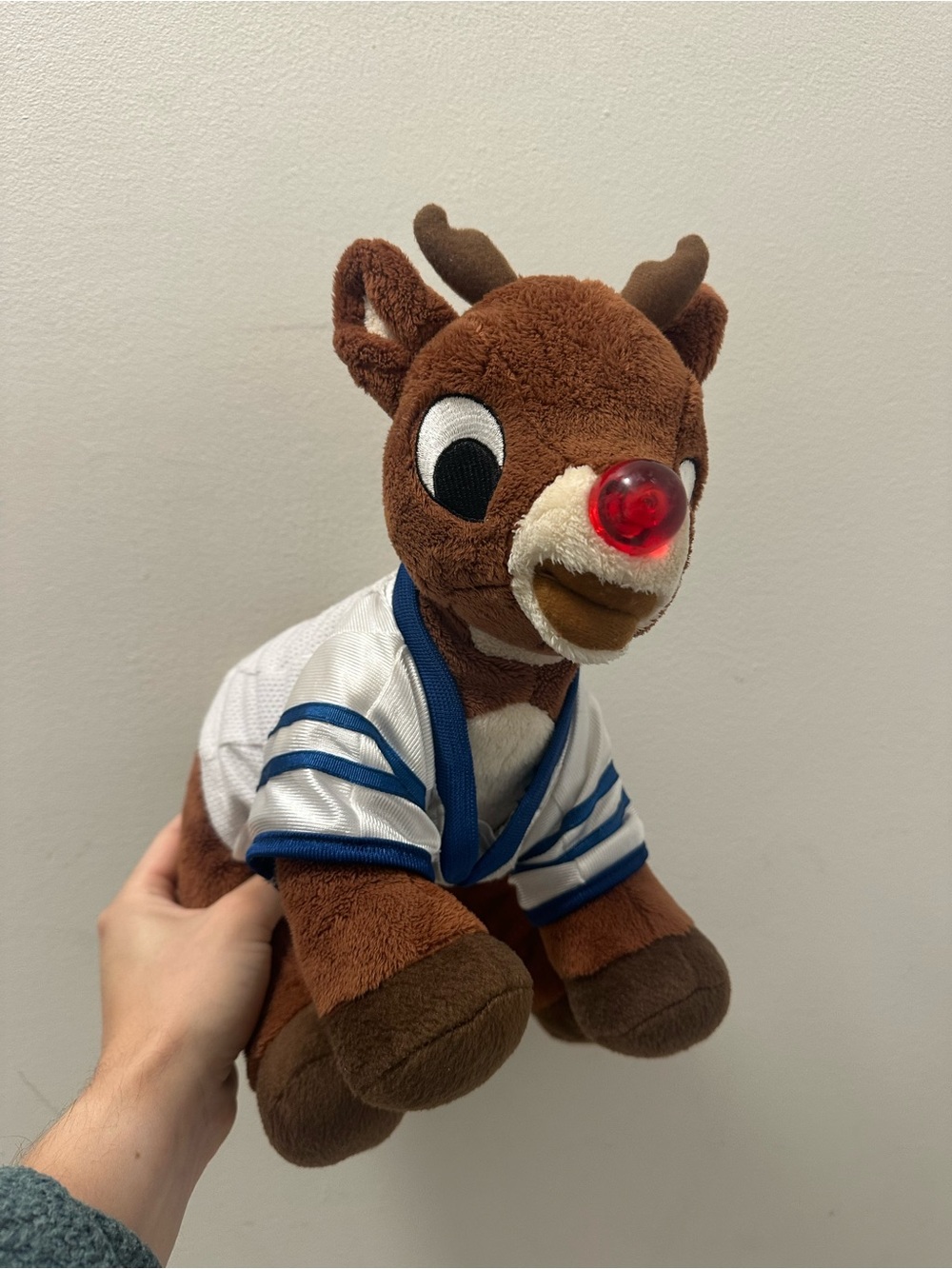Toronto Maple Leafs Brown Rudolph Plush Reindeer